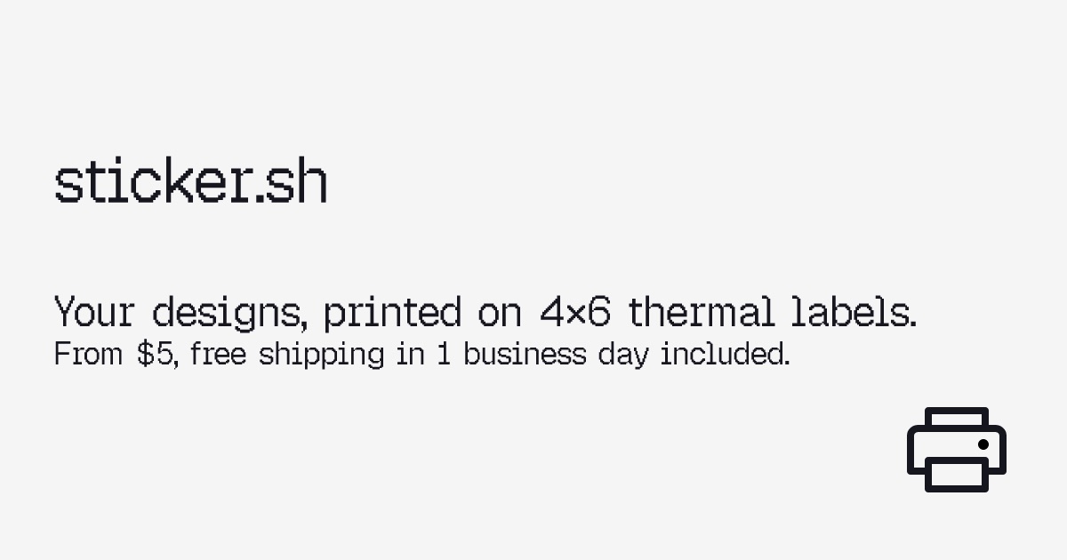 Custom Sticker Maker | sticker.sh